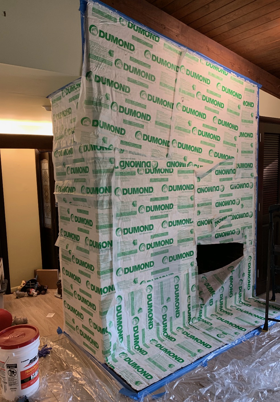 Stripping Paint From Interior Mid-Century&nbsp;Brick